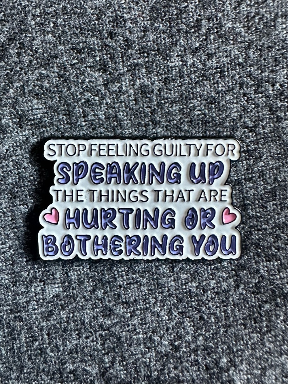 Positive Enamel Pin